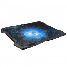 Addison Rampage AD-RC4 Mavi Ledli 2*125mm+2*70mm Işıklı Fan 15-17 Notebook Soğutucu Stand