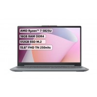 Lenovo Ideapad Slim 3 AMD Ryzen 7 5825U 16GB 512GB SSD Freedos 15.6" FHD Taşınabilir Bilgisayar 82XM00U4TX
