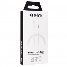S-link SL-TA60 1m 3.5mm to TypeC Ses Kablosu ( stokta var )