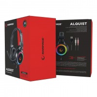 Rampage SN-R10 ALQUIST Siyah 3,5mm RGB Gaming Oyuncu Mikrofonlu Kulaklık( STOKTA VAR )