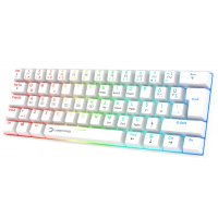 GamePower Lyra RGB 60M 62Tuş Beyaz Mekanik Kablolu Red Switch Klavye ( stokta var)