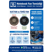 notebook fan temizliği 