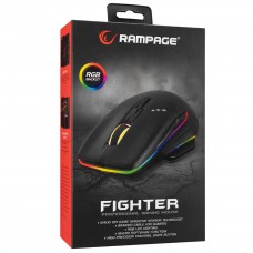 Rampage SMX-R19 FIGHTER 12400dpi RGB Ledli Profesyonel Gaming Oyuncu Mouse