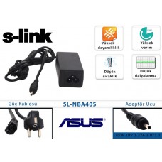 S-link SL-NBA405 45W 19V 2.37A 3.0*1.1 Asus Notebook Standart Adaptör