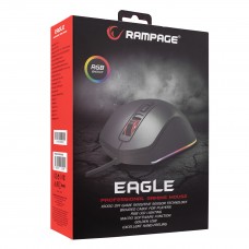Rampage SMX-R58 EAGLE Usb Siyah 10000dpi RGB Ledli Makrolu Gaming Oyuncu Mouse