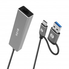 S-link SW-U332 Type-C - USB3.0 1000Mbps 3 Port Usb Gigabit Ethernet Adaptör