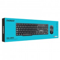 Everest KM-6852 Siyah Usb Kablosuz Combo Q Standart Klavye + Mouse Set ( stokta var ) Everest KM-6852 Siyah Usb Kablosuz Combo Q Standart Klavye + Mouse Set ( stokta var )