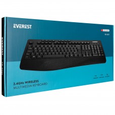 Everest KB-6021 Siyah 2.4Ghz Q Multimedia Kablosuz klavye ( stokta var ) Everest KB-6021 Siyah 2.4Ghz Q Multimedia Kablosuz klavye ( stokta var )