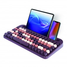 Everest KB-99 MOCHA 2.4G+BT1+BT2 Çoklu Cihaz Bağlantılı Q Kablosuz klavye