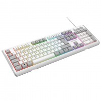 Everest KB-74 Beyaz/Gri USB Rainbow Aydınlatmalı Q Membrane( stokta var) Everest KB-74 Beyaz/Gri USB Rainbow Aydınlatmalı Q Membrane( stokta var)