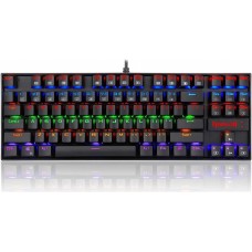 Redragon K552-KR Kumara Red Switch Rainbow TKL TR Q Mekanik Siyah Kablolu Gaming (Oyuncu) Klavy