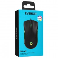 Everest SM-G97 GANK Usb Siyah Rainbow Aydınlatmalı Gaming Oyuncu Mouse
