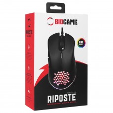 Biogame BM-GX20 RIPOSTE Usb RGB Işıklı Makrolu 6400dpi Örgü Kablolu Gaming Oyuncu Mouse